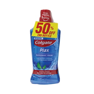 Colgate Mouth Wash Plax 750ml2nd50% PPM