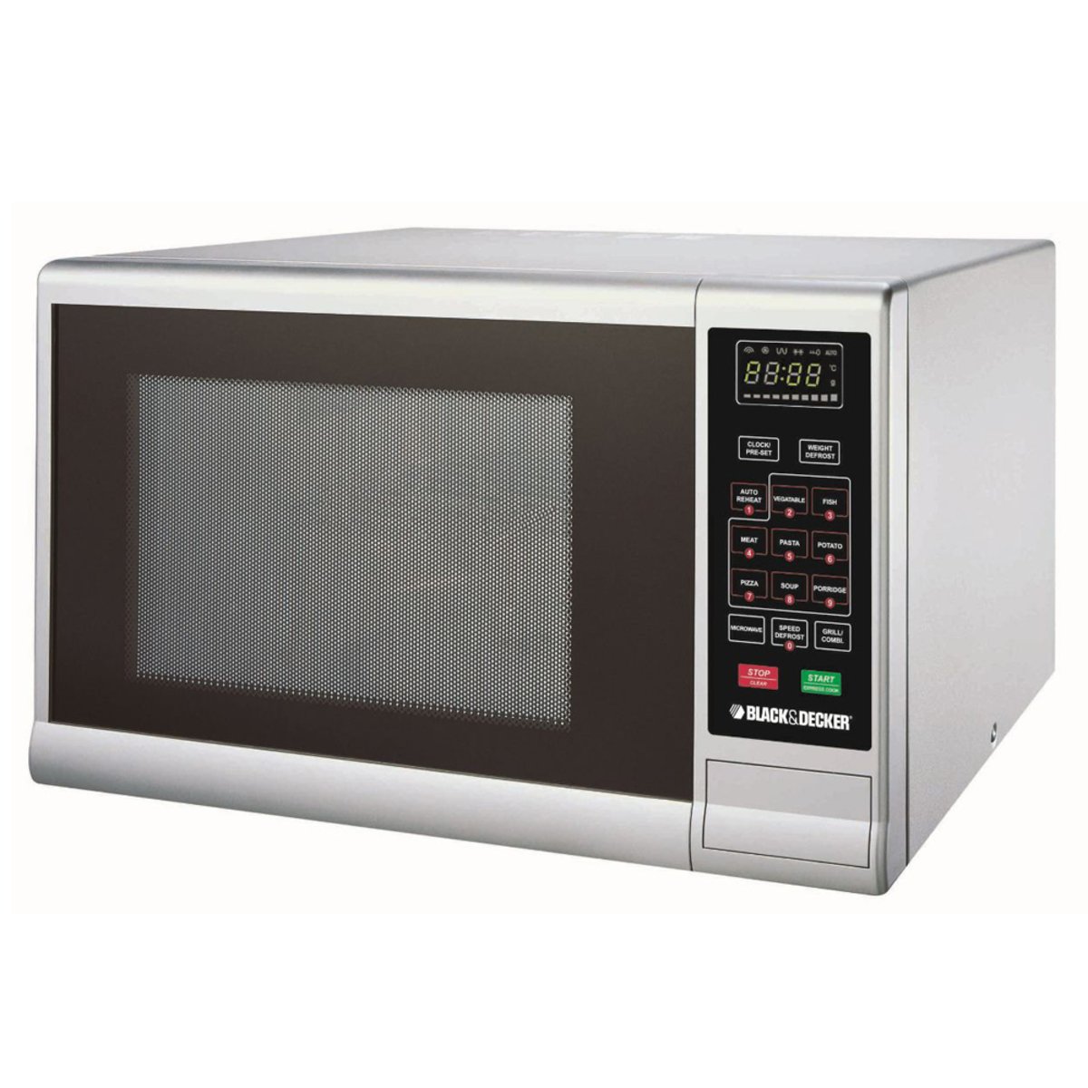 اشتري قم بشراء Black&Decker Microwave Oven with Grill MZ3000PG 30Ltr Online at Best Price من الموقع - من لولو هايبر ماركت Microwave Ovens في الامارات