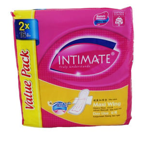 Intimate Daylite Maxi Wing 2 x 16 Counts