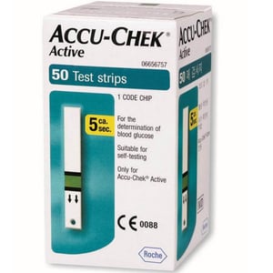Accuchek Active Gluco Strips 50s