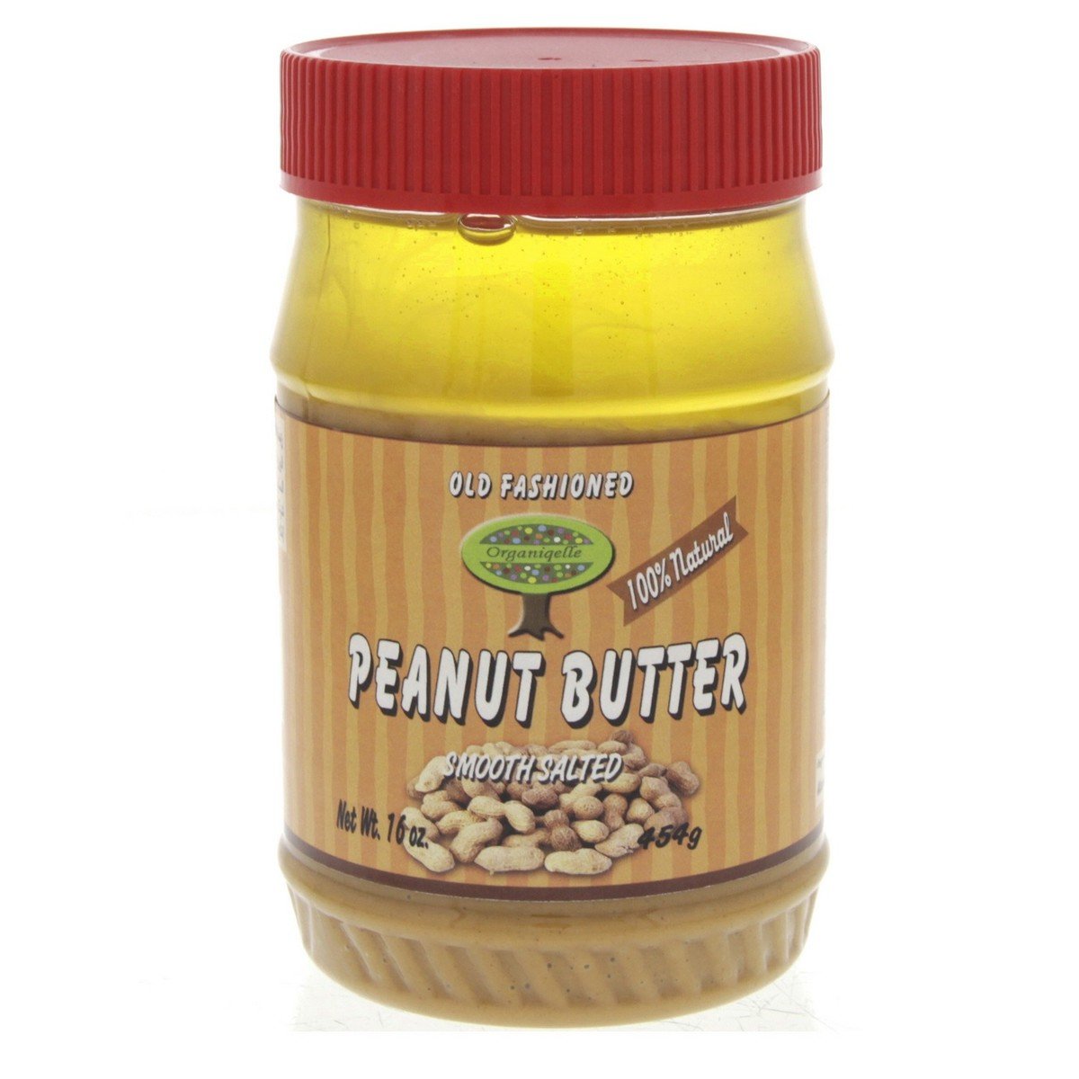 Organiqelle Old Fashioned Peanut Butter 454 g