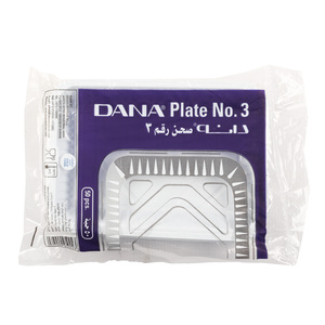 Dana Plastic Plate No. 3 50pcs