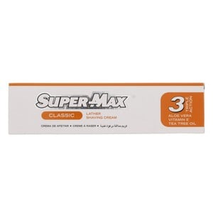 Super Max Leather Shaving Cream Classic 100g