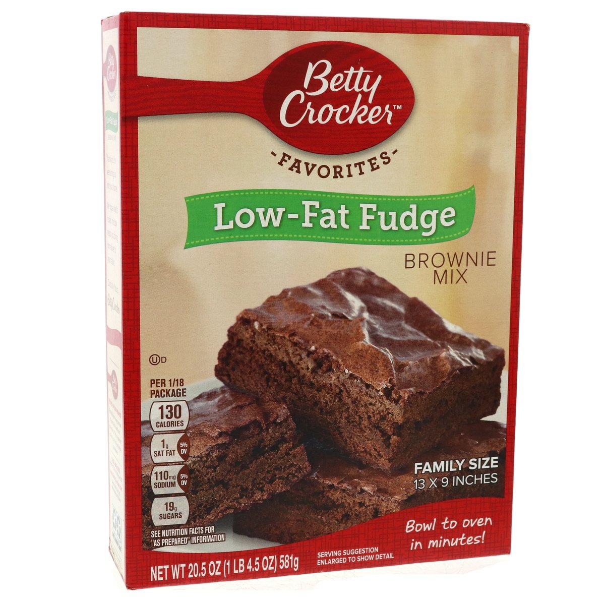 Betty Crocker Low - Fat Fudge Brownie Mix 581g