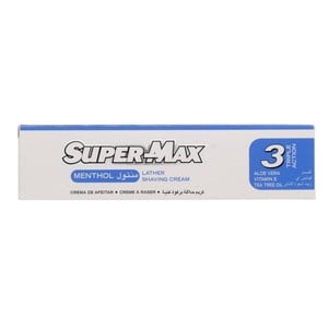 Super Max Lather Shaving Cream Menthol 100g