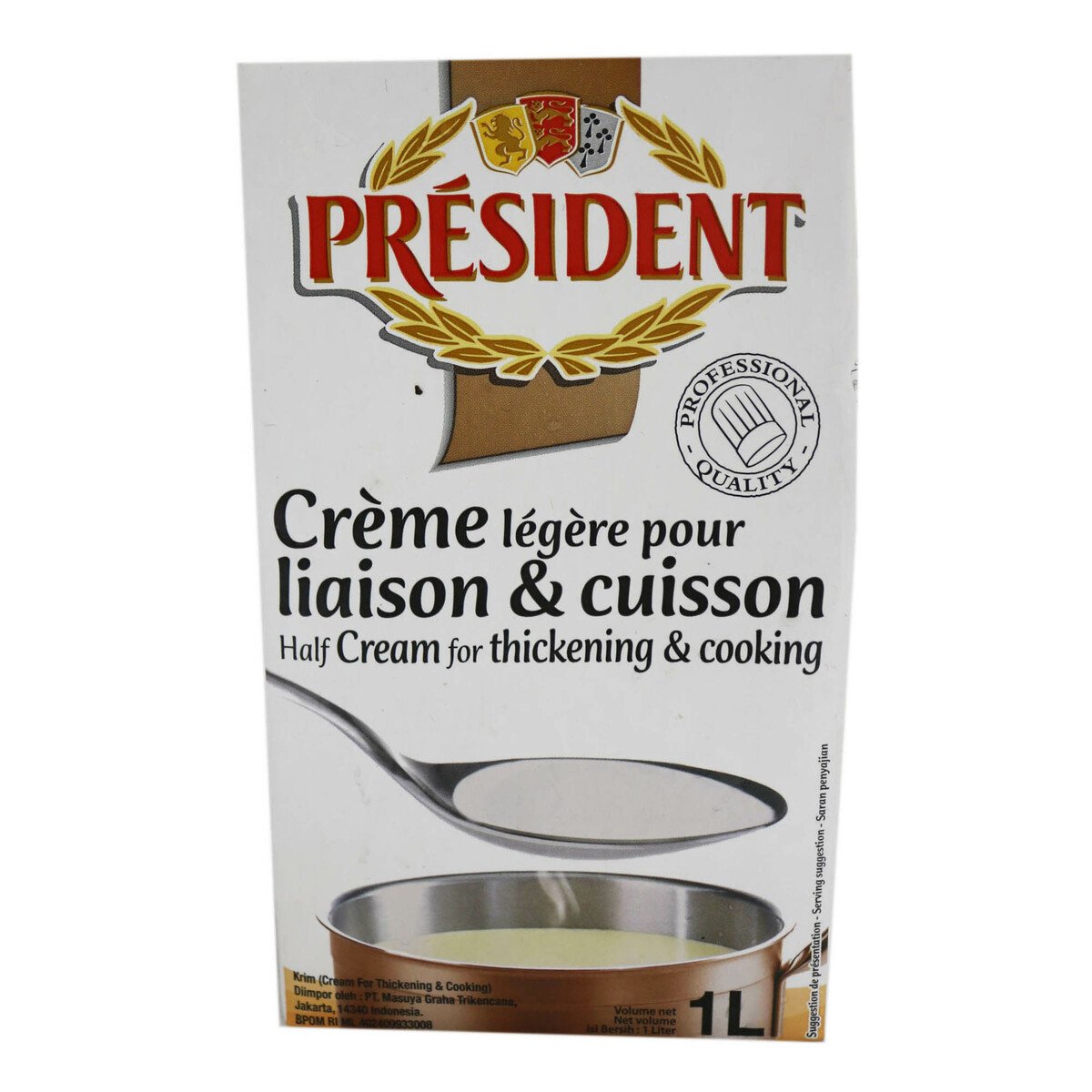 President Half Cooking Cream 1Litre