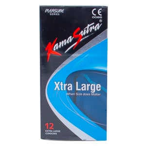 Kamasutra Extra Large Condoms, 12 pcs