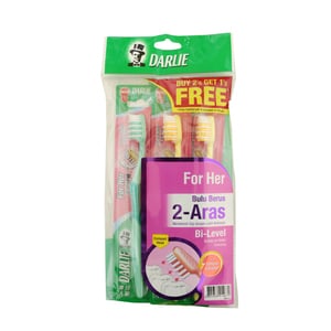 Darlie Tooth Brush For Her Soft Buy2 Get1 3pcs
