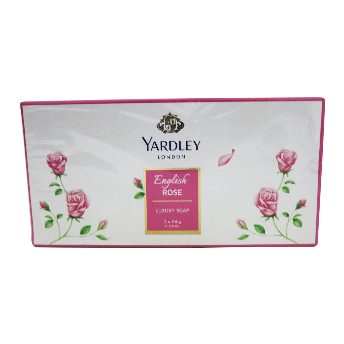 Yardly English Rose Bath Soap 3 x 100g