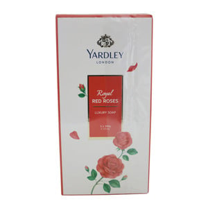 Yardly Red Rose Bath Soap 3 x 100g