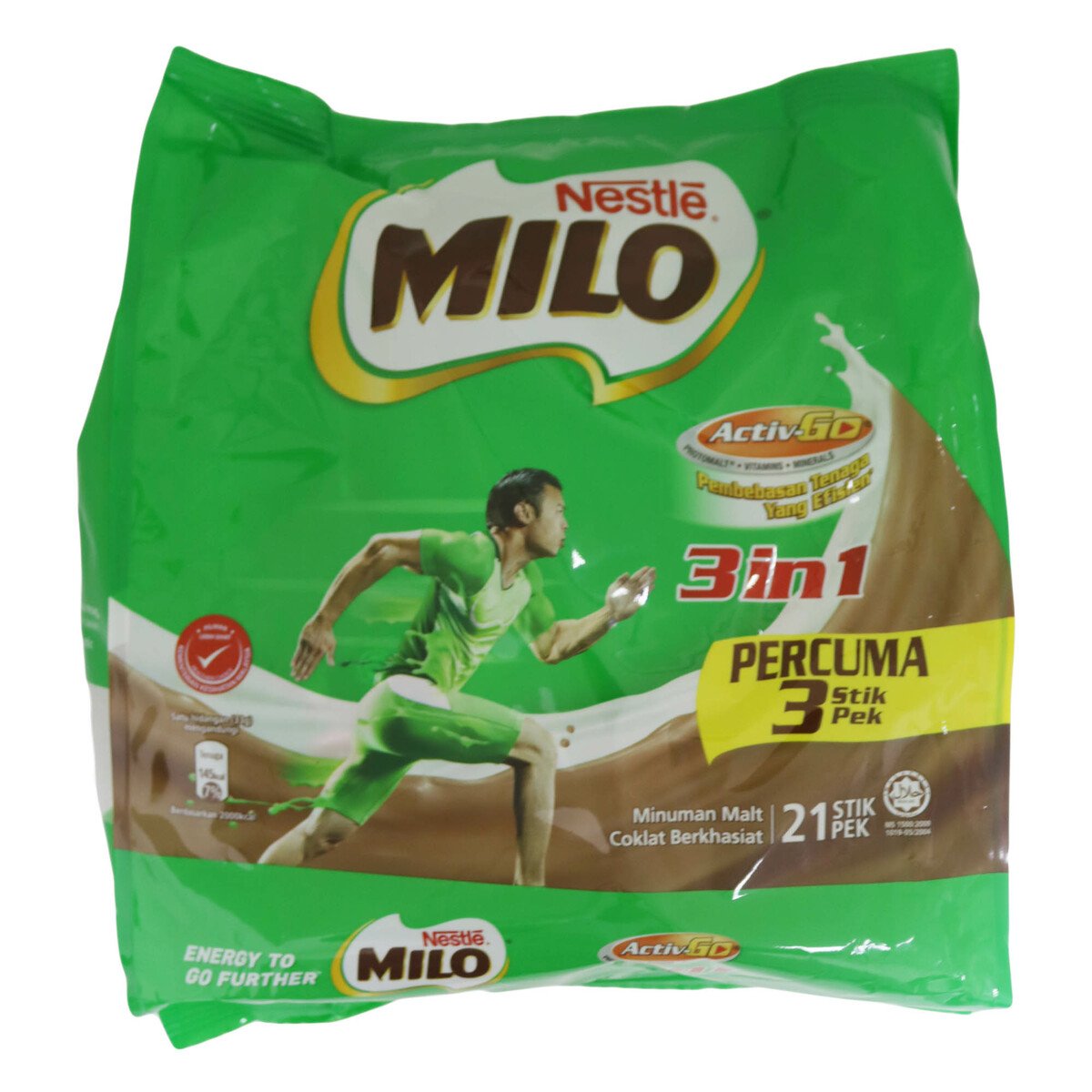 Milo 3In1 Active Go Stick Pack Mixes + 3pcs