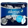 Always Clean & Dry Ultra Thin Night Sanitary Pads with Wings 7pcs