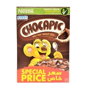 Buy Nestle Chocapic Whole Wheat Chocolate Cereal 375g Online at Best Price | Sugar & chocolate cereals | Lulu Kuwait in Kuwait