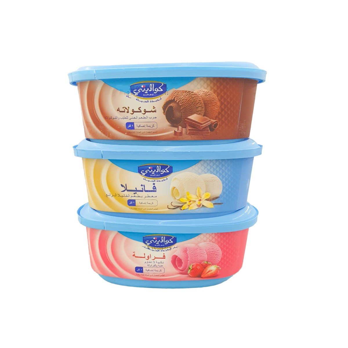 Kwality Ice Cream Assorted Value Pack 3 x 1 Litre