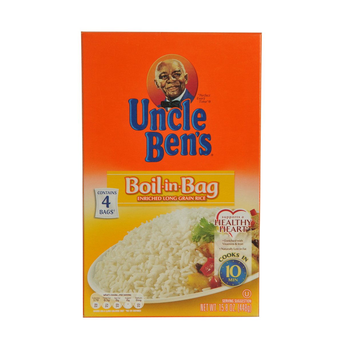 Uncle Ben's Boil-in-Bag Enriched Long Grain Rice 448 g