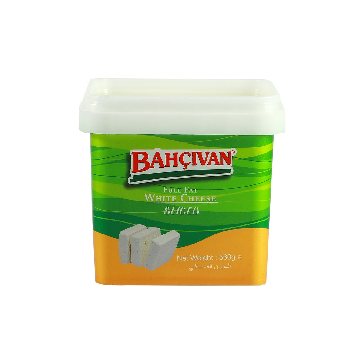 Bahcivan Sliced White Cheese Full Fat 560g