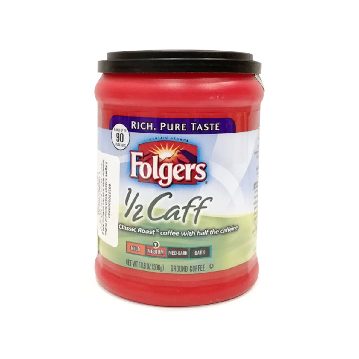 Folgers 1/2 Caff Classic Roast 306 g
