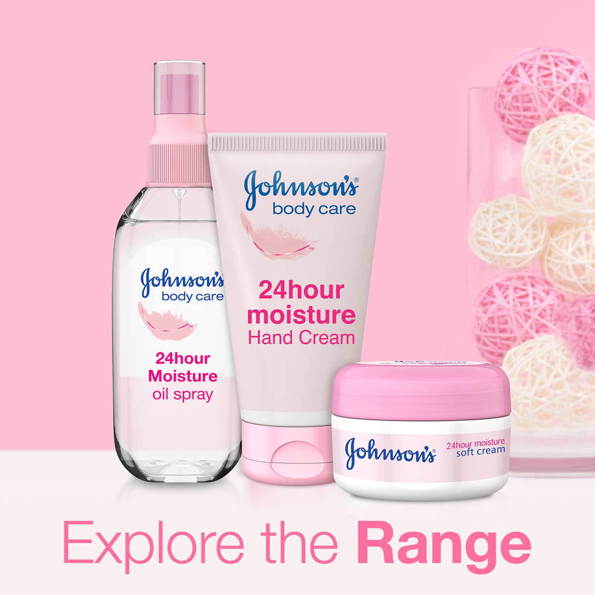 Johnson's Body Cream 24 Hour Moisture Soft 100 ml