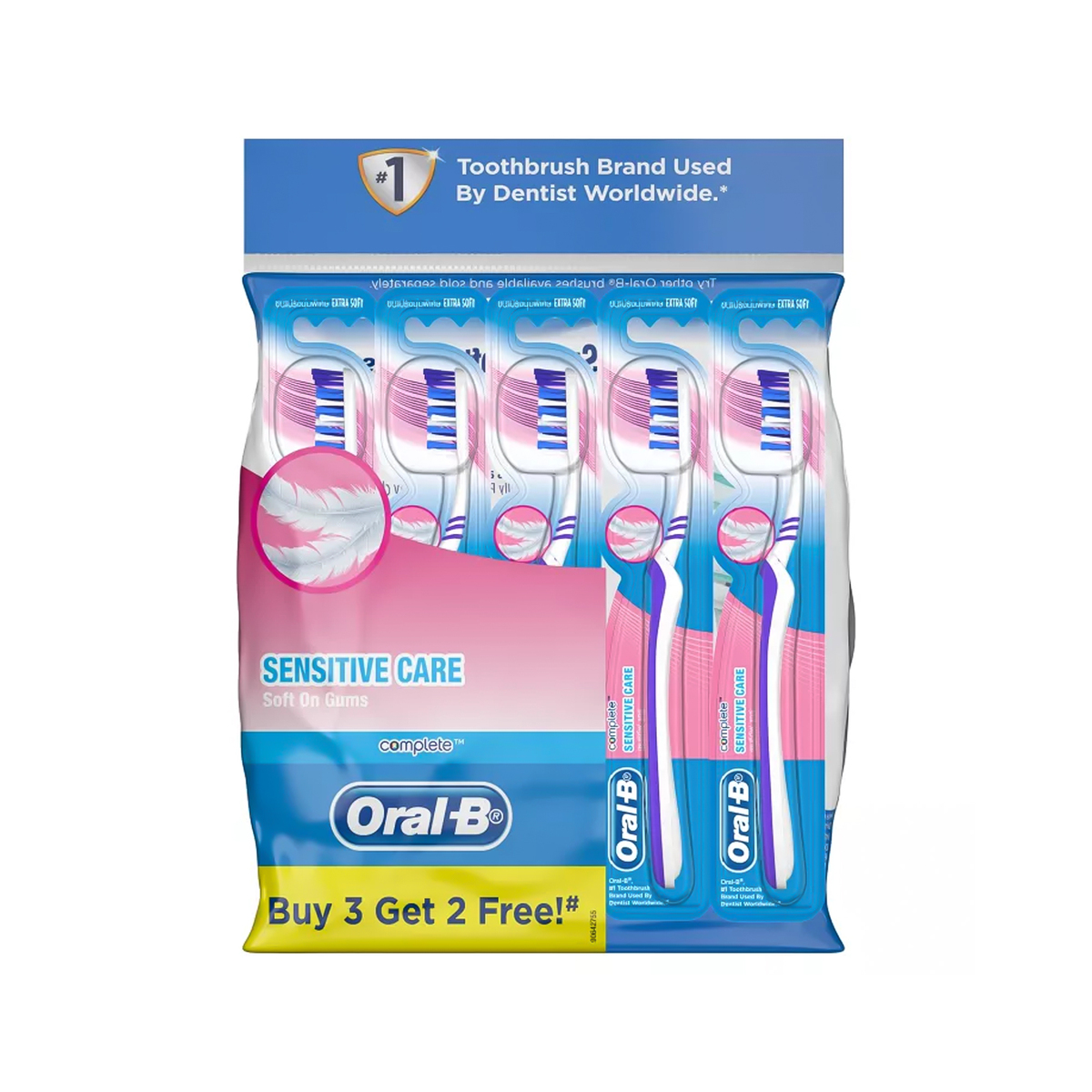 Oral-B Complete Sensitive Care 5s Poly Bag