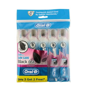 Oral B Tooth Brush Ultra Thin Black Tea 5pcs