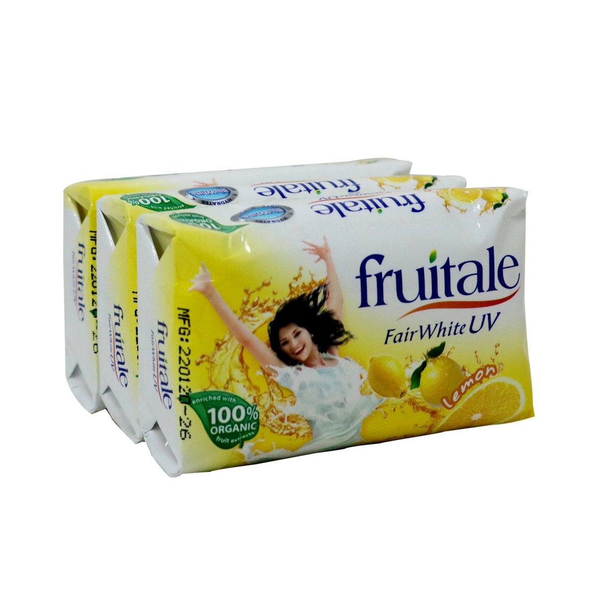 Fruitale Lemon Bar Soap 3 x 80g