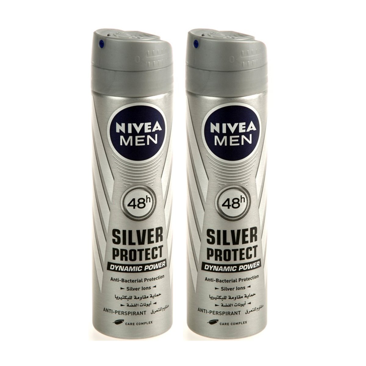 Nivea Men Deodorant Silver Protect 2 x 150 ml