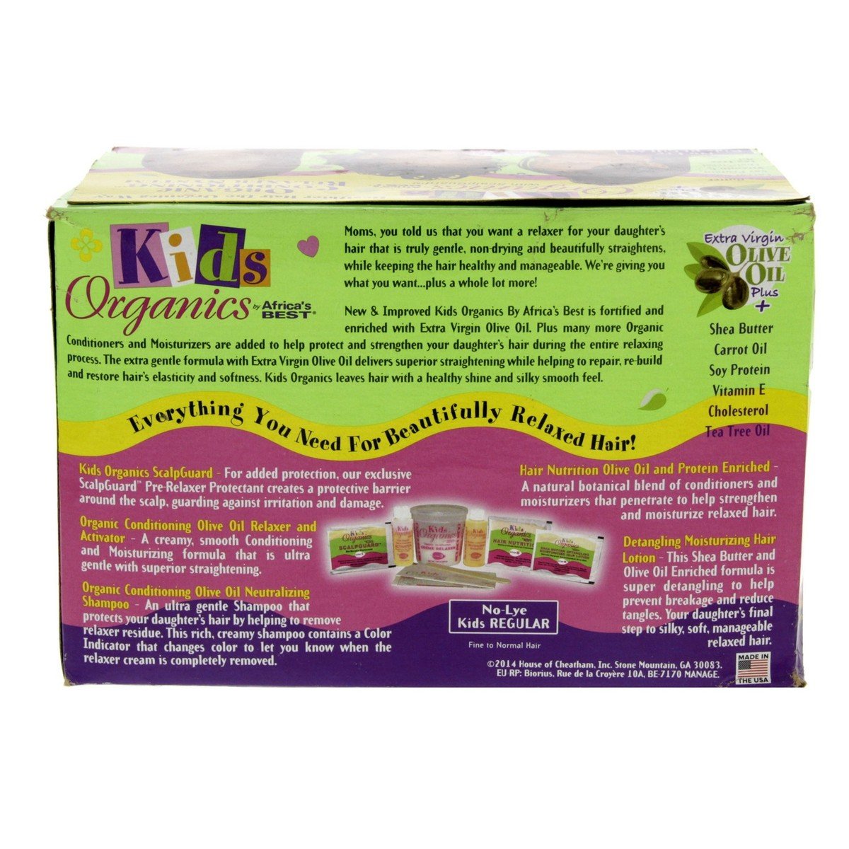 Organics Kids Conditioning relaxer System 1 Kit