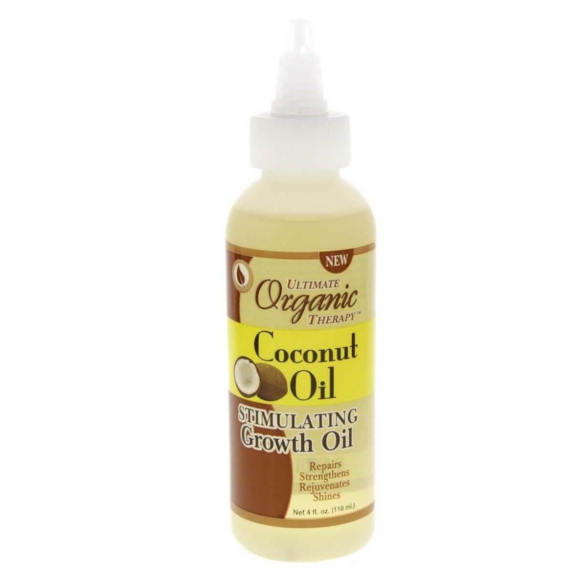 اشتري قم بشراء Organic Stimulating Growth Coconut Oil 118 ml Online at Best Price من الموقع - من لولو هايبر ماركت Hair Oils في الامارات