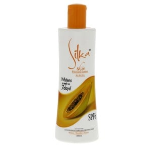 Silka Skin Whitening Lotion Papaya 200ml