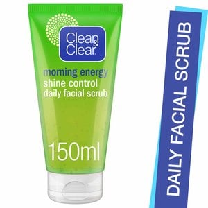 Clean & Clear Shine Control Daily Facial Scrub, 150 ml