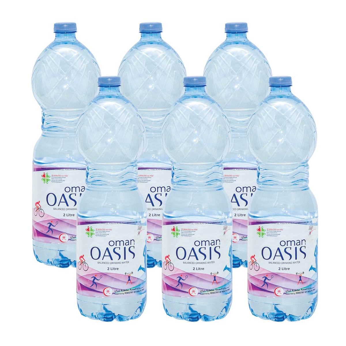 Oman Oasis Balanced Drinking Water 6 x 2Litre