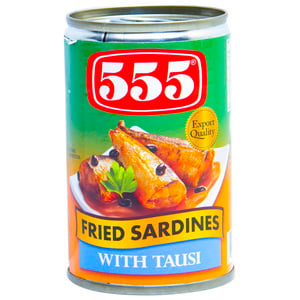 555 Fried Sardines With Tausi 155g