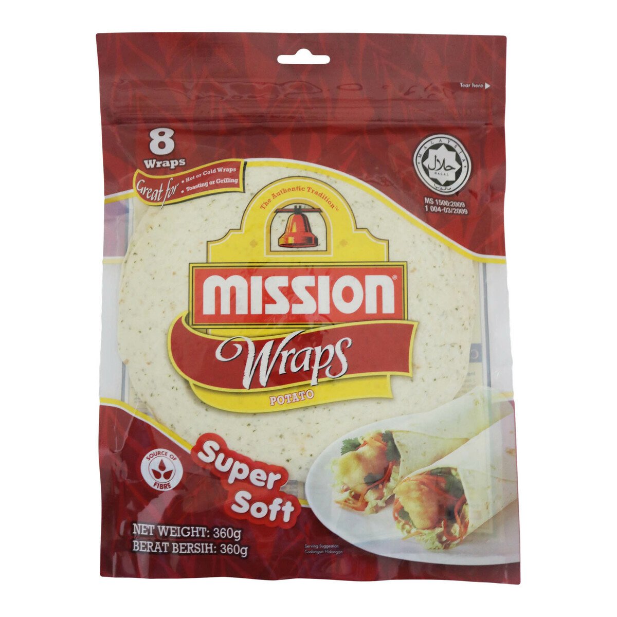 Mission Wraps Potato 8pcs 1633