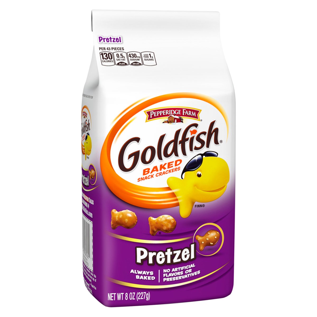 Pepperidge Farm Gold Fish Pretzel Baked Snack Crackers 227 g