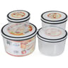 Home Food Container 8pc Set Assorted