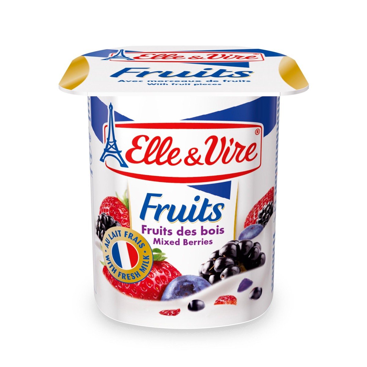 Elle & Vire Fruits Yogurt Mixed Berries 125 g