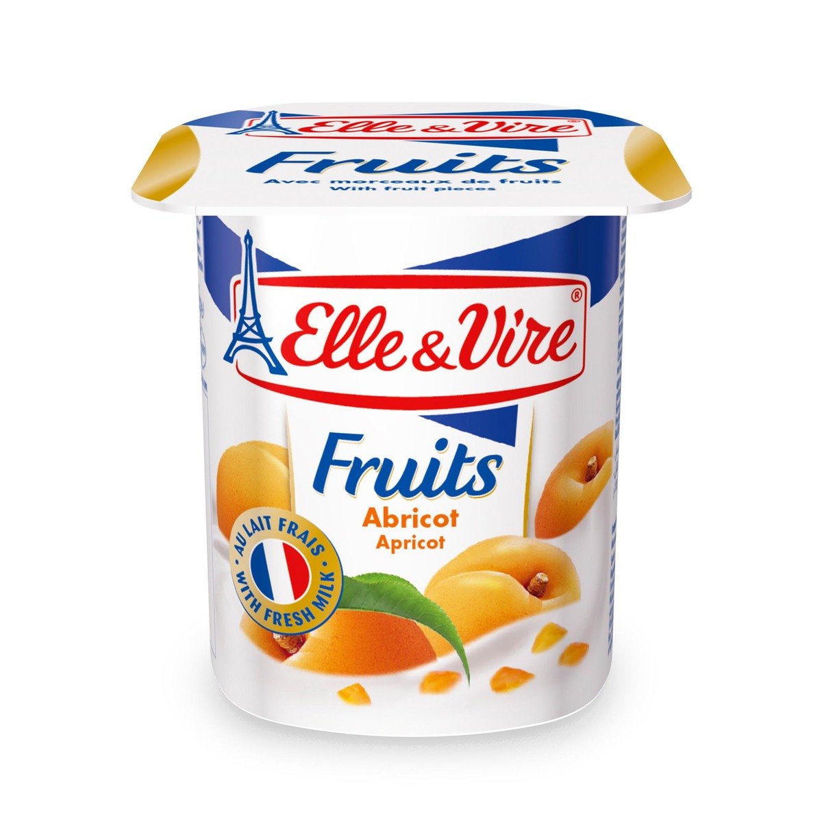 Elle & Vire Apricot Fruits Yogurt 125 g