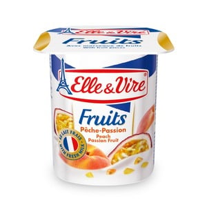 Elle & Vire Peach Passion Fruit Yoghurt 125g
