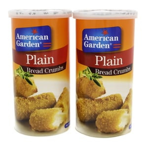 American Garden Plain Bread Crumbs 2 x 425 g