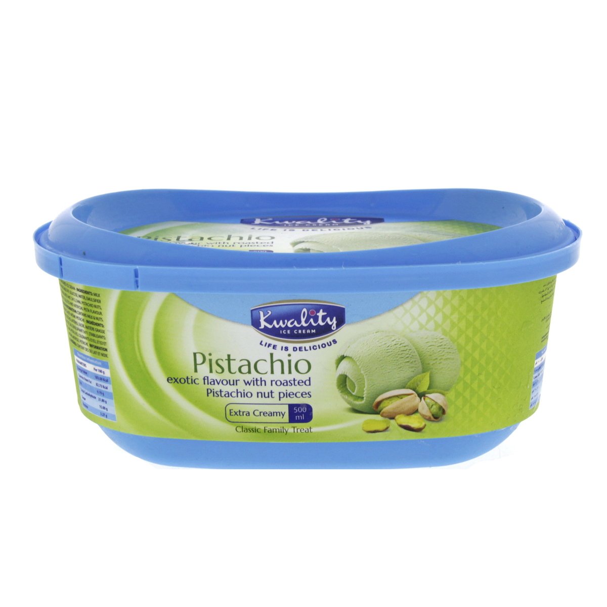 Kwality Pistachio Ice Cream 500 ml