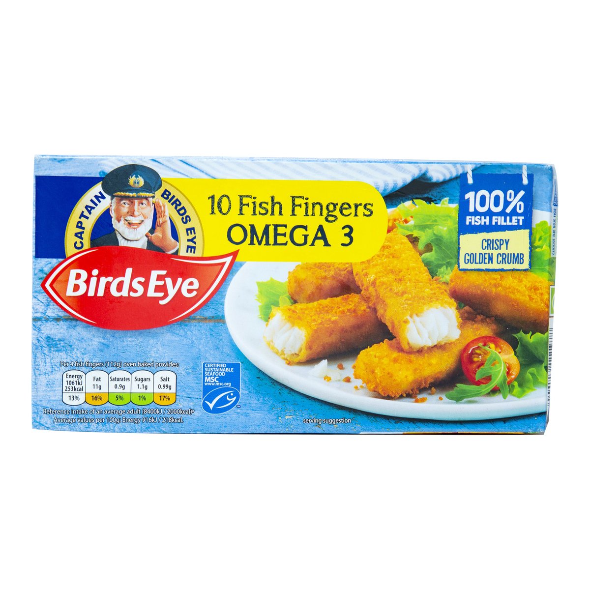 Birds Eye Fish Fingers Omega 3 10pcs