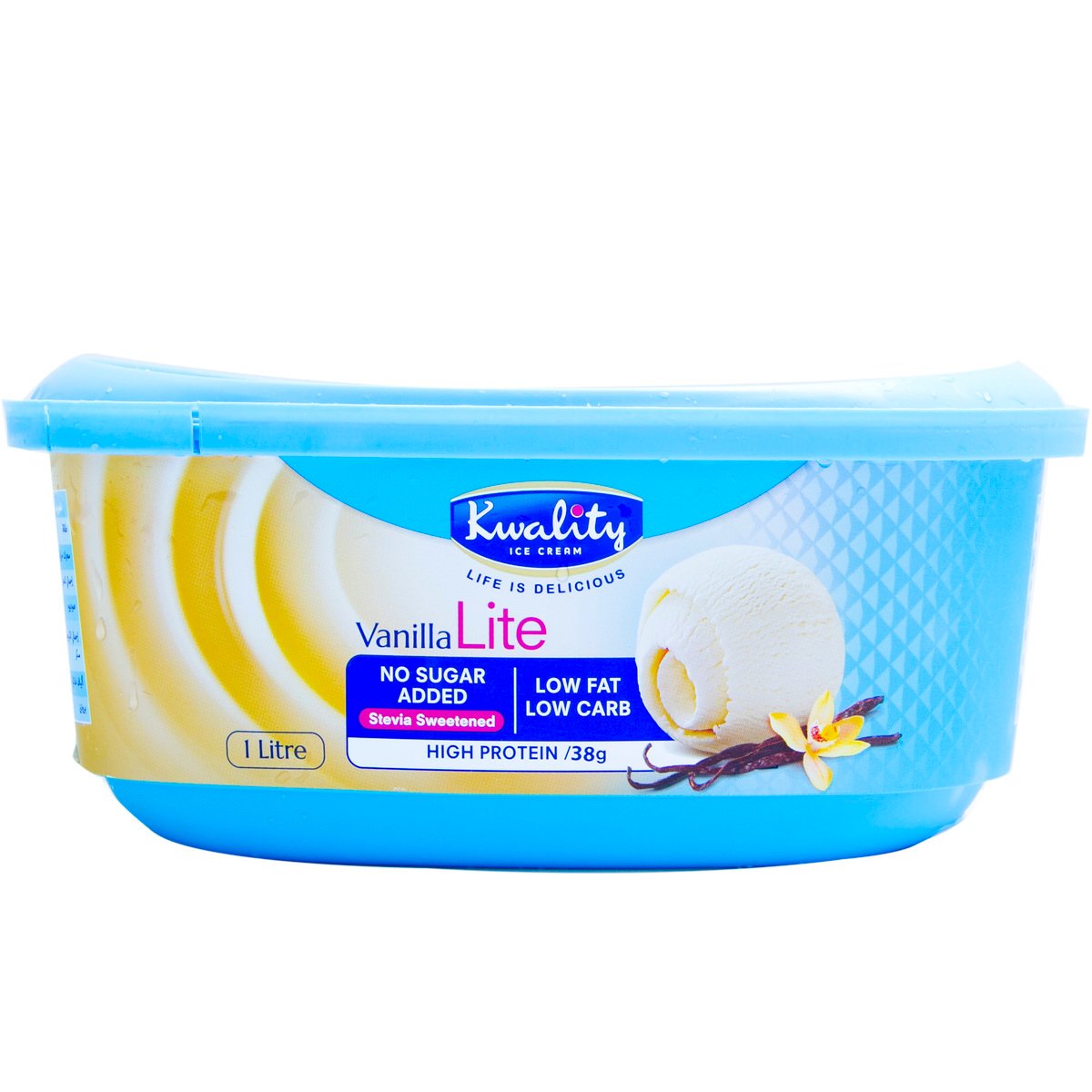 Kwality Vanilla Lite Ice Cream 1 Litre