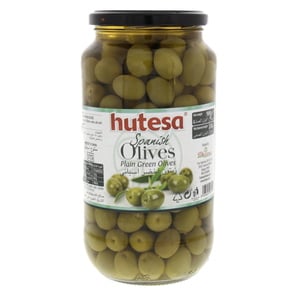 Hutesa Spanish Plain Green Olives 550g