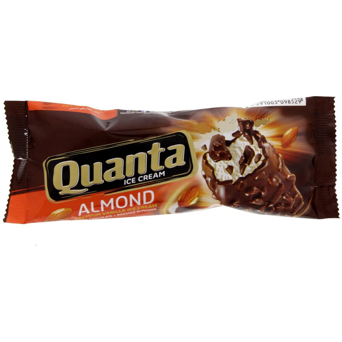 Buy Quanta Almond Ice Cream Stick 100 ml Online at Best Price | Ice Cream Impulse | Lulu Kuwait in Kuwait