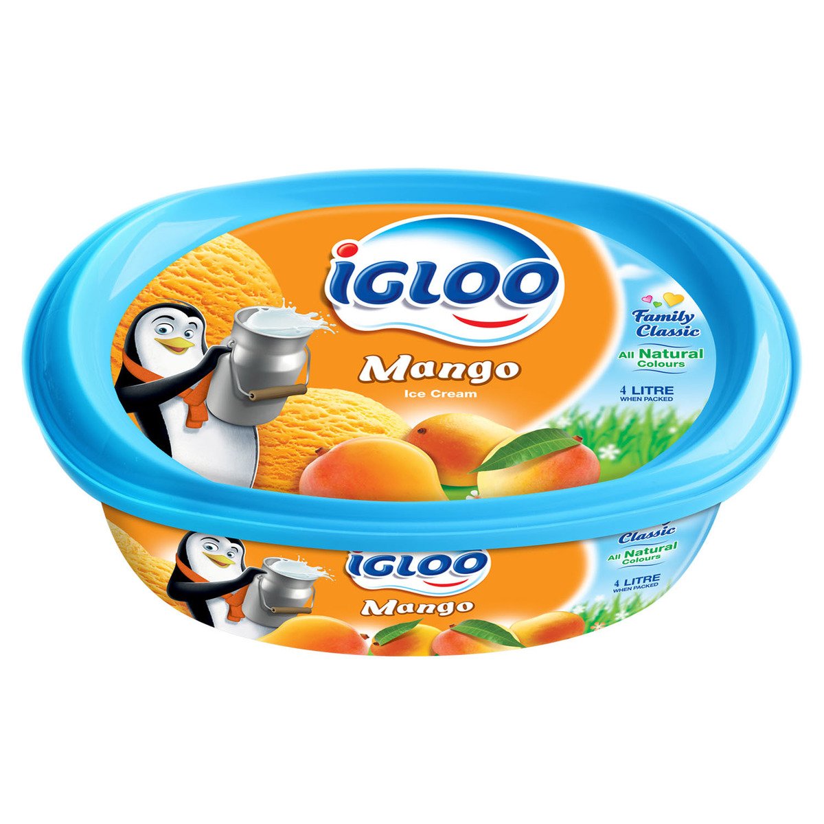 Buy Igloo Mango Ice Cream 4 Litres Online at Best Price | Ice Cream Take Home | Lulu UAE in UAE