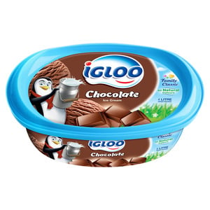 Buy Igloo Chocolate Ice Cream 4 Litres Online at Best Price | Ice Cream Take Home | Lulu UAE in UAE