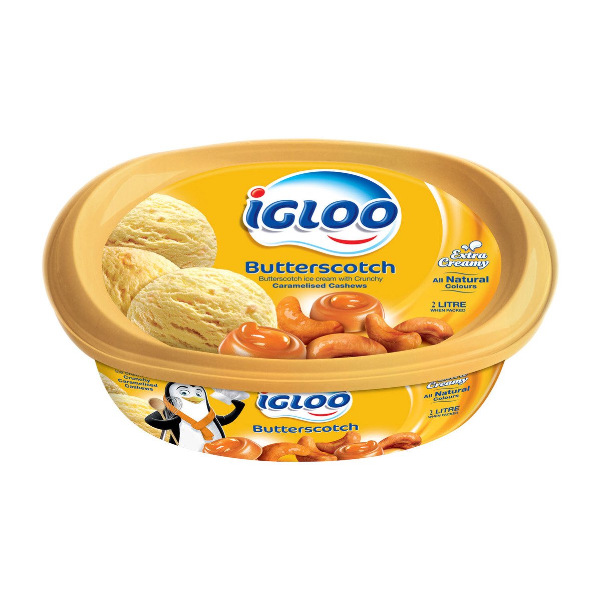 Igloo Butterscotch Ice Cream 2 Litres