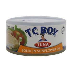 TC Boy Solid White Tuna In Sunflower Oil 150g