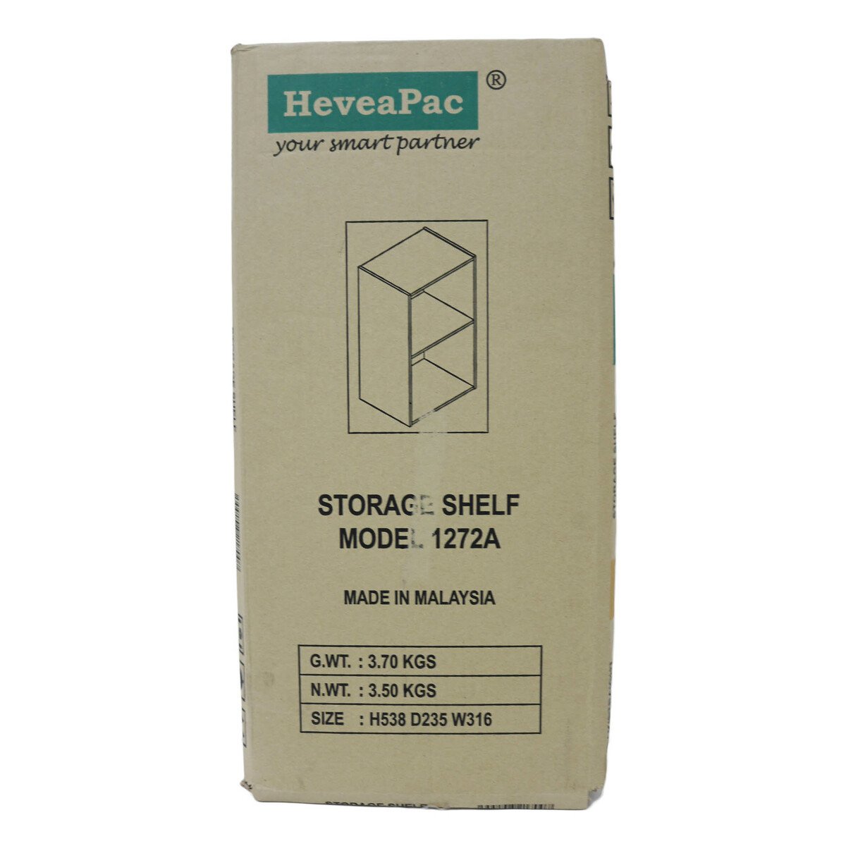Heveapac 2Tier Storage Shelf 1272