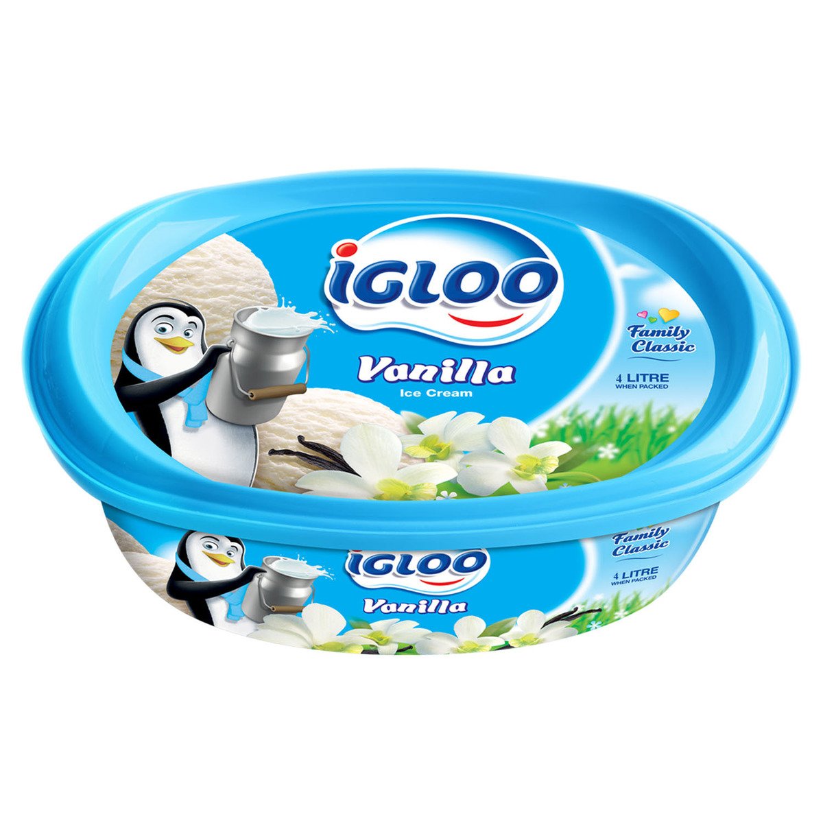 Buy Igloo Vanilla Ice Cream 4 Litres Online at Best Price | Ice Cream Take Home | Lulu UAE in UAE